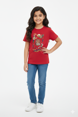 Girls Red Harry Potter Tee (11-14 Years)
