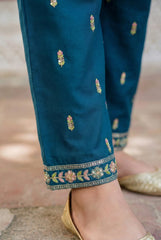 Girls 3-Piece Eastern Wear Suit – 100% Cotton Embroidered Festive Outfit